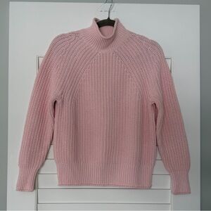 J. Crew Soft Pink Turtleneck Sweater